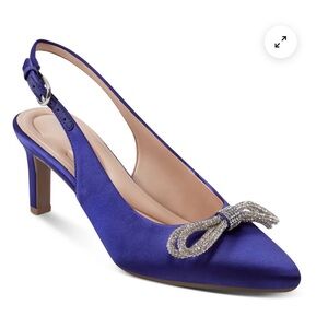 👡💙Easy Spirit Roxanne Slingback Pumps-Dark Blue-9M-NWT